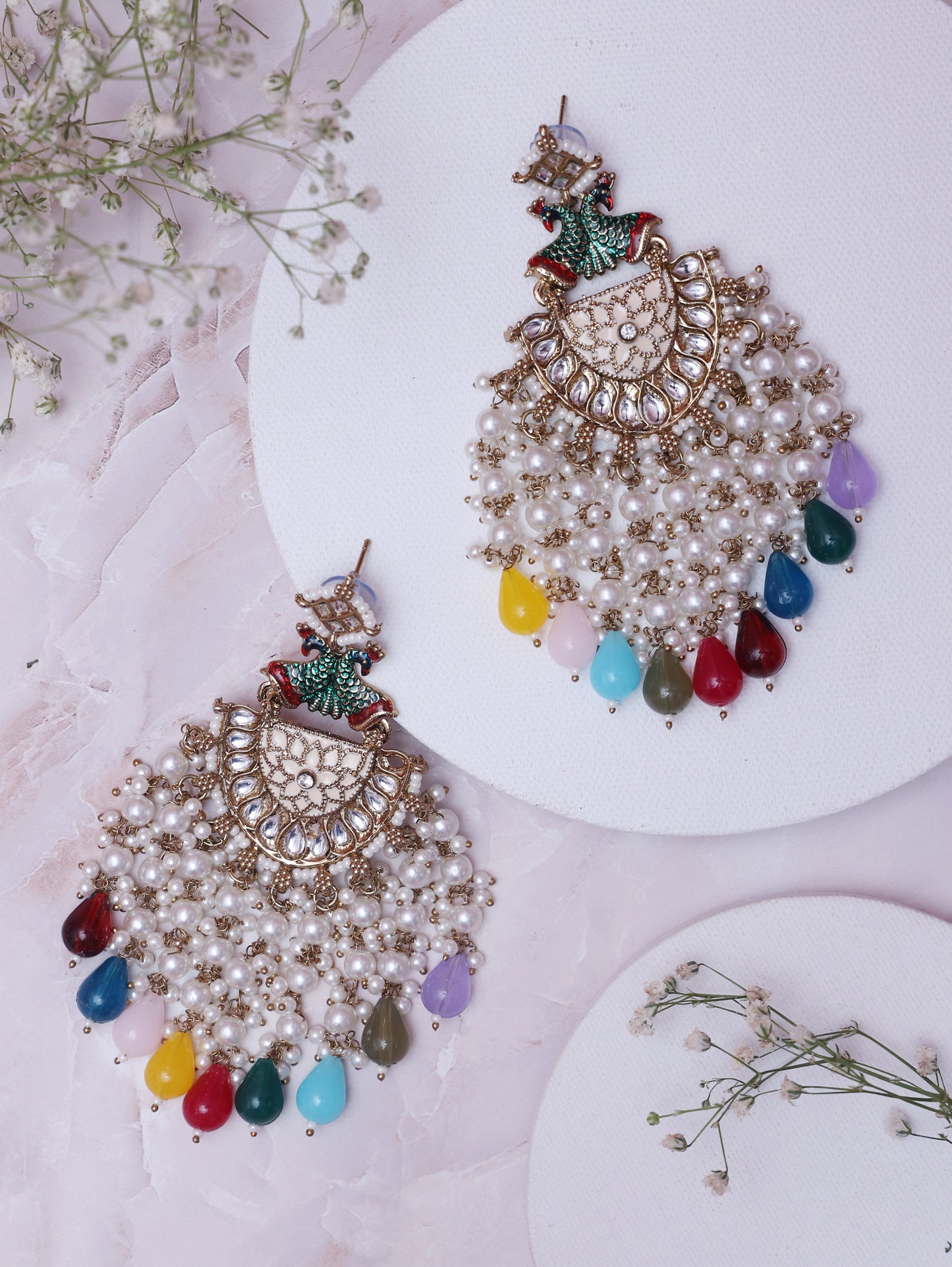 Multicolor Jaba Designer Earrings