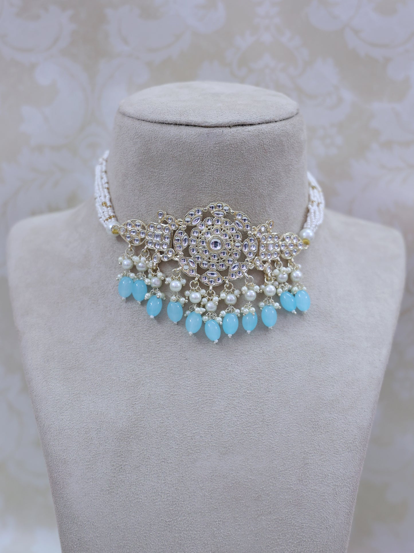 Turquoise Zehna Necklace Set
