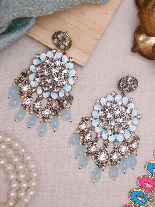 Turquoise Bina Designer Earrings