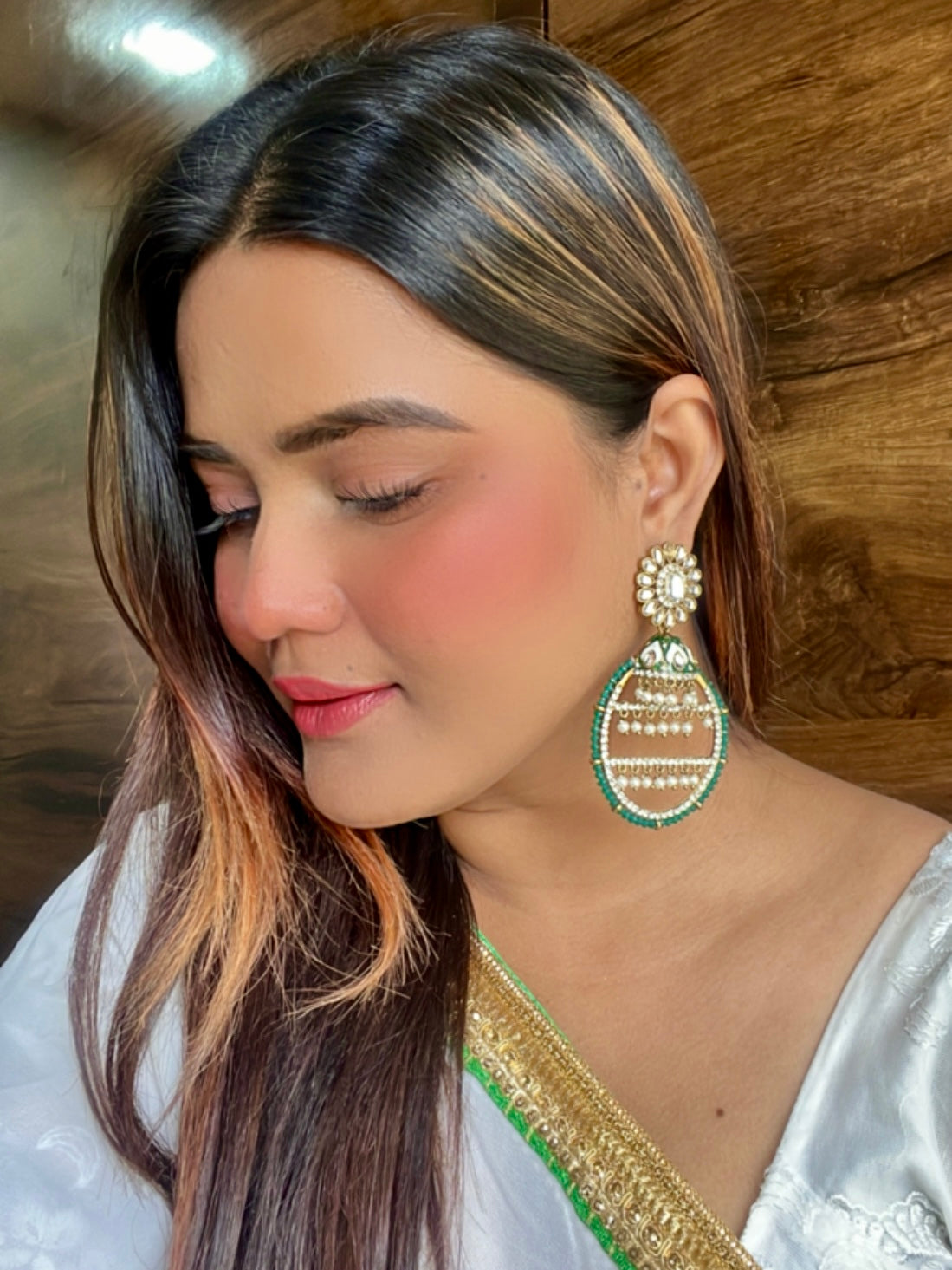 Emerald Pahal Designer Earrings