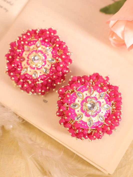 Pink Kashvee Studs