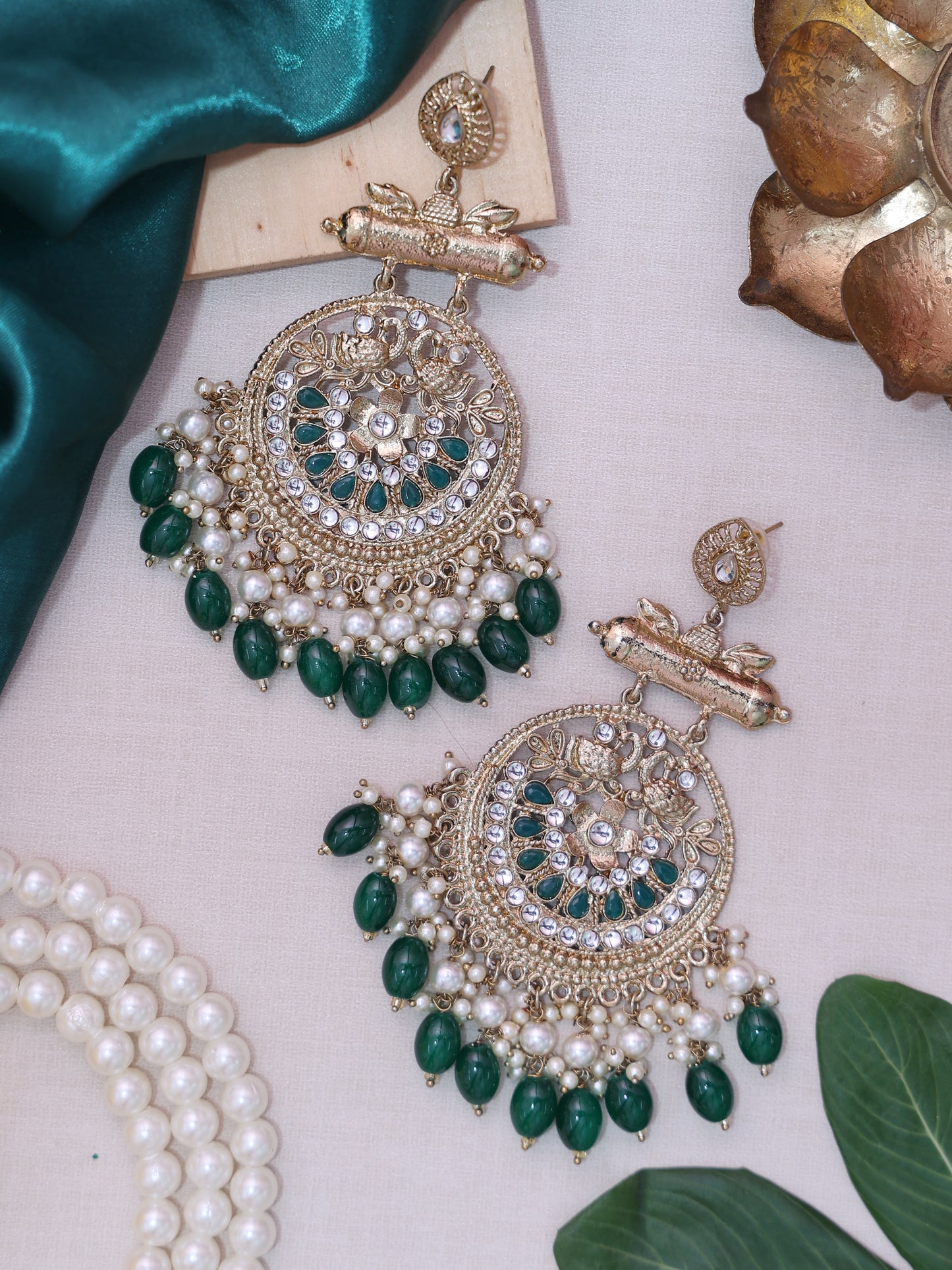 Emerald Green Asmee Chandbalis