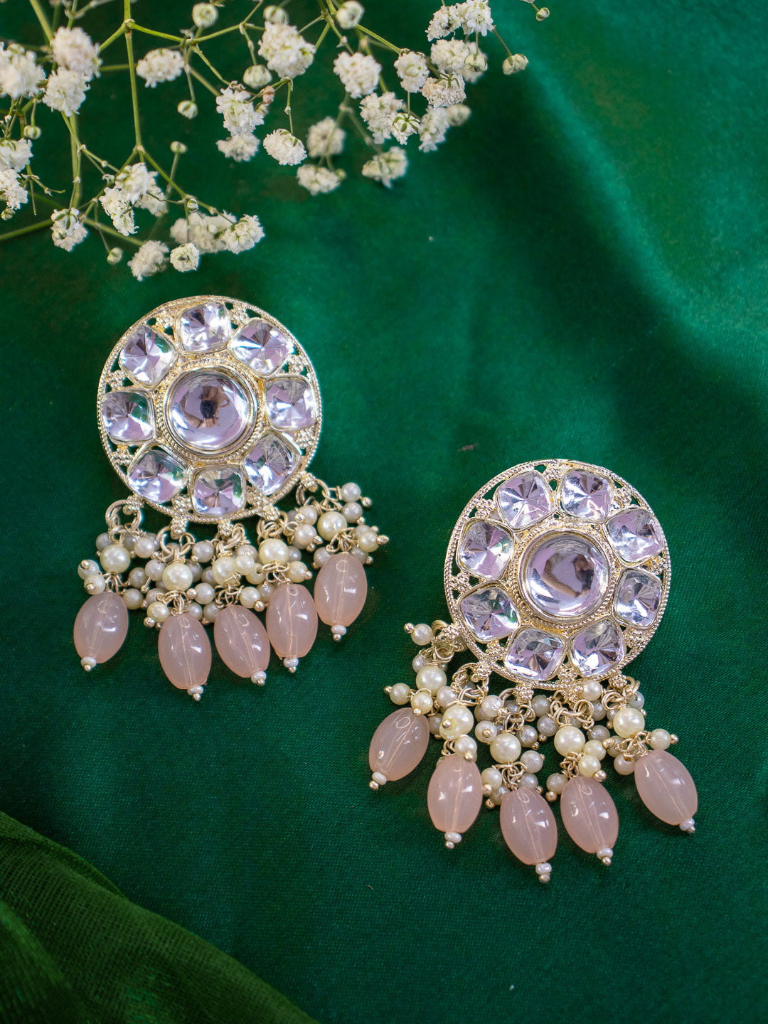 Peach Shree Earrings