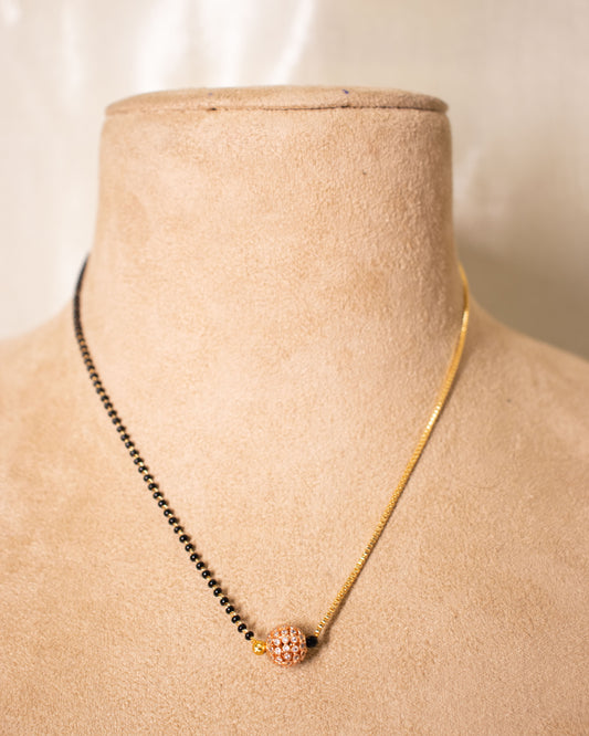 Rosegold Shahi Mangalsutra