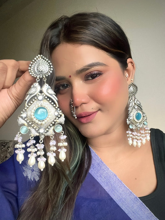 Turquoise Saaliha Oxisided Earrings