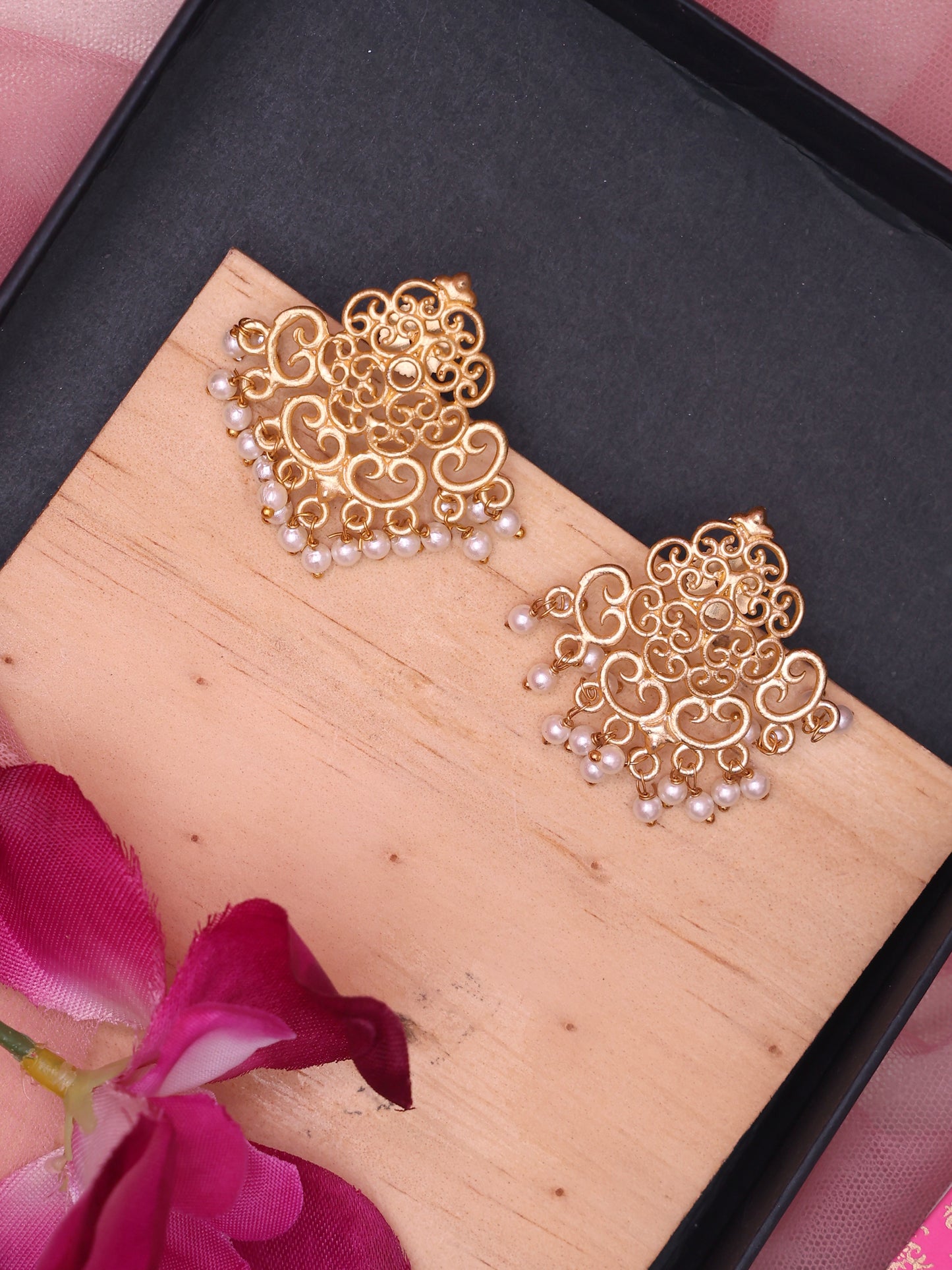 Golden Aadarshini Western Studs