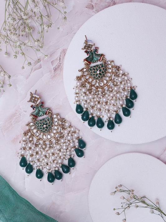 Emerald Jaba Designer Earrings