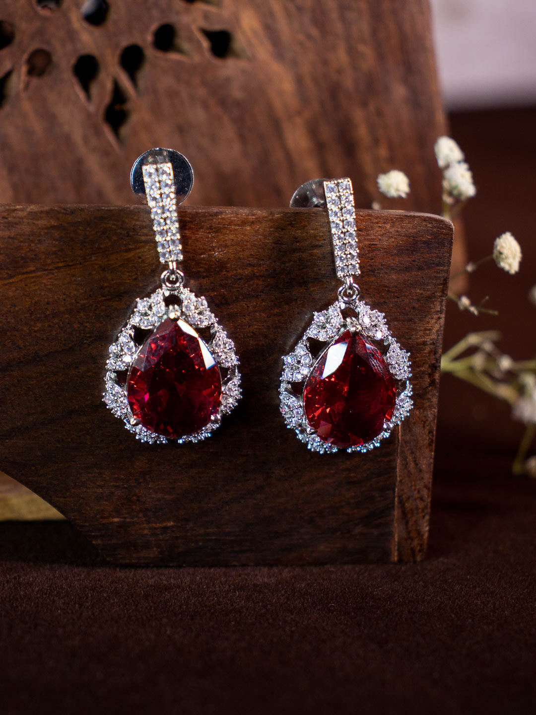Red Grace AD Earrings
