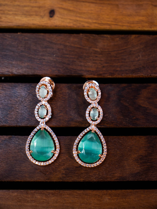 Mint Eva AD Earrings