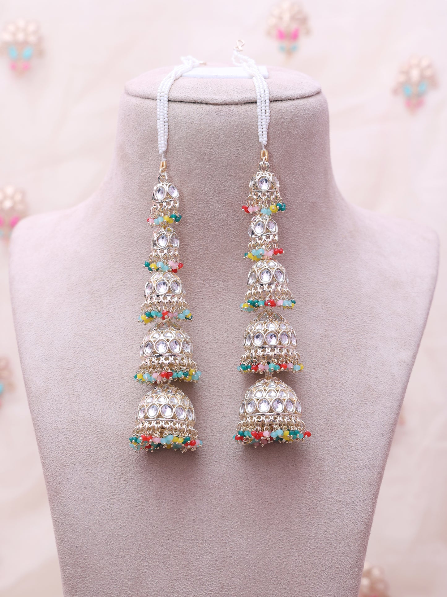 Multicolor Pyaari Jhumkis