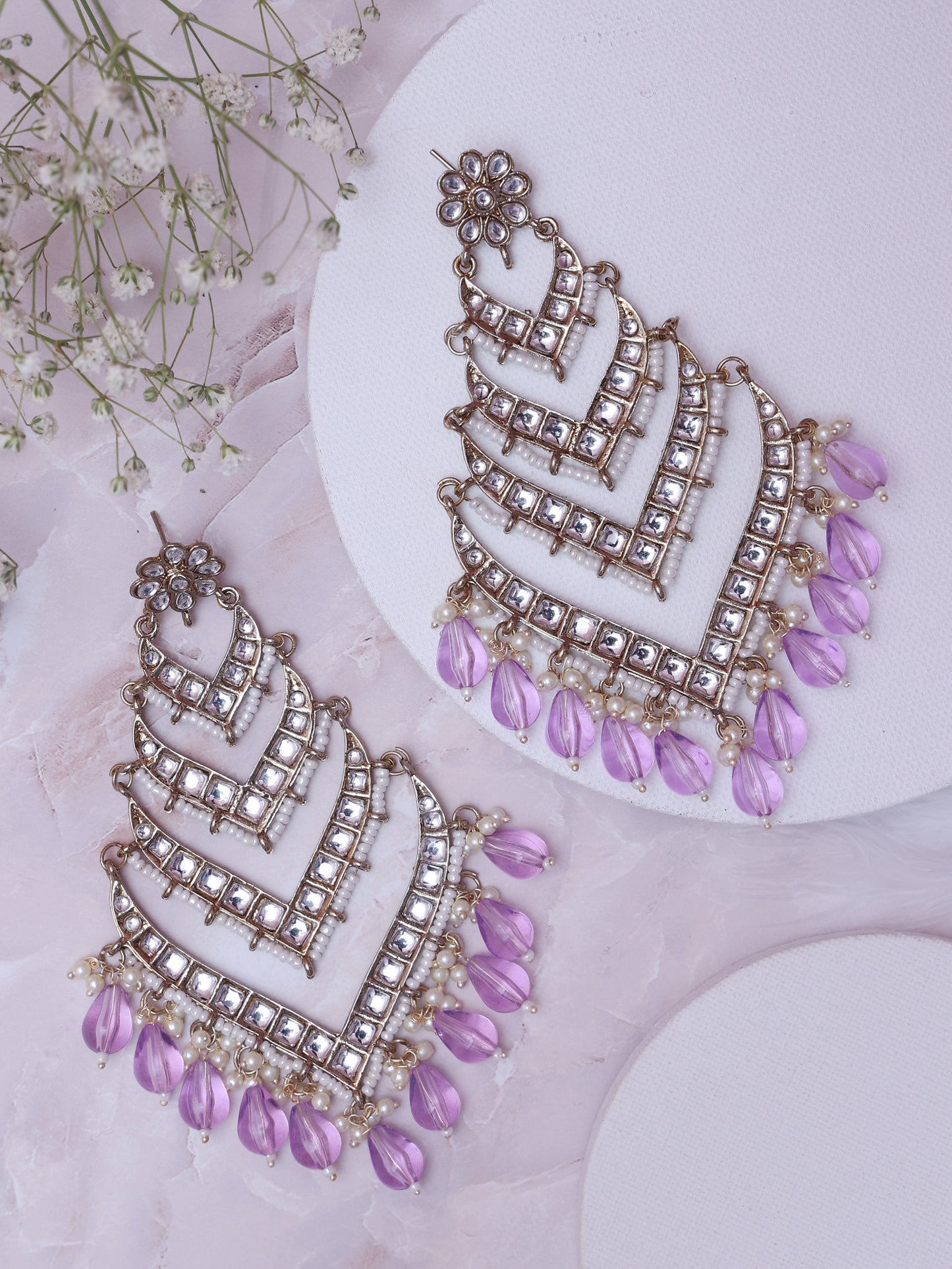 Lilac Kundan Jagvi Chandbalis