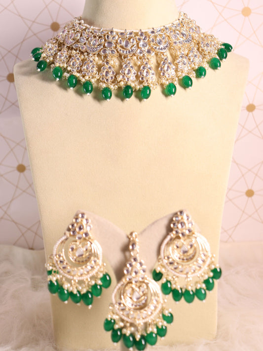 Green Jemma Necklace Set