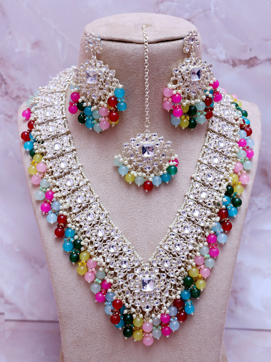 Multicolor Shyamala Necklace Set