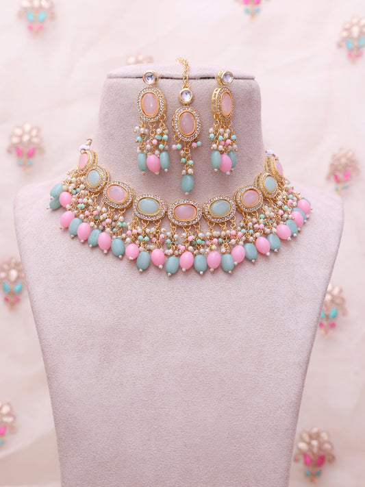 Pastel Eashta Necklace Set