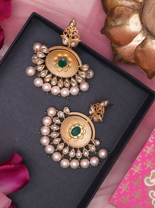 Temple Shiveen Golden Earrings