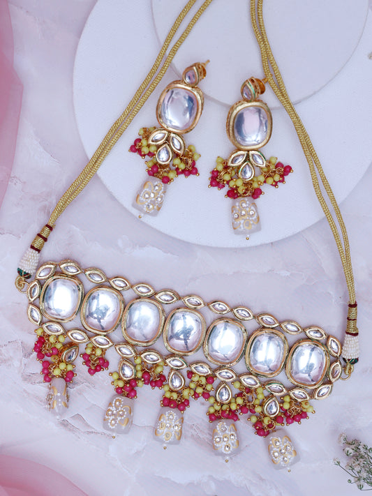 White Edha Necklace Set