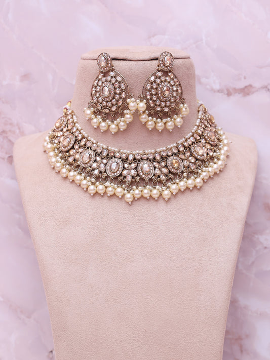 Golden Laboni Necklace Set