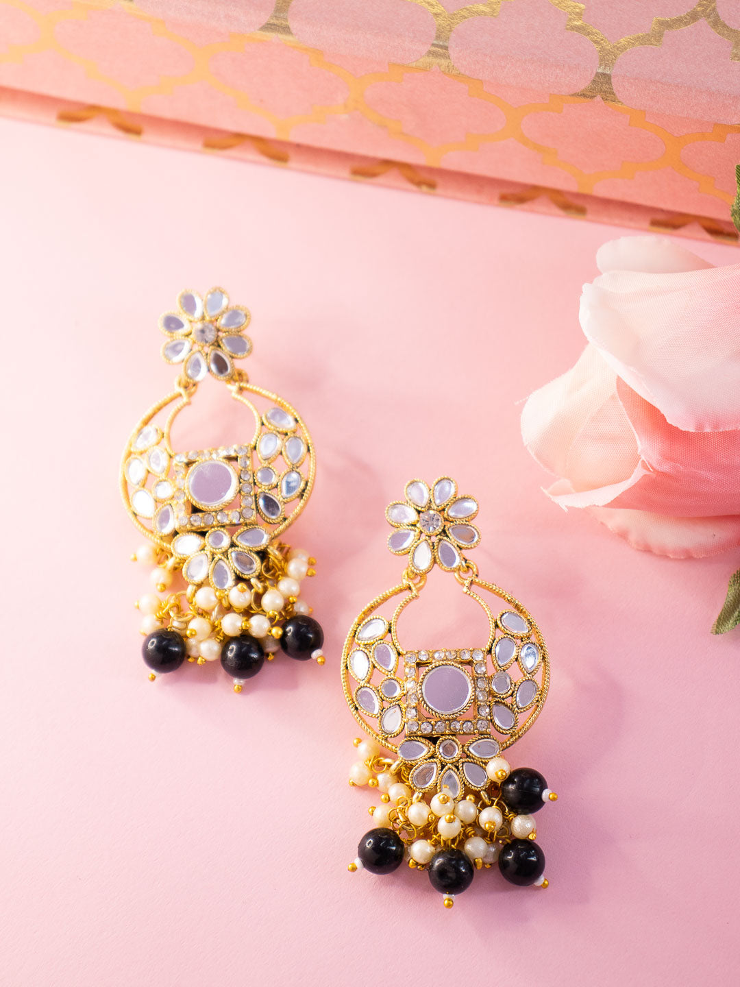 Black Bipasha Designer Earrings