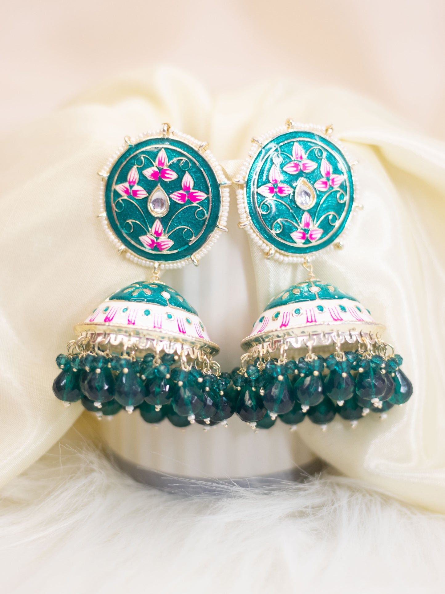 Green Saanchi Jhumkis