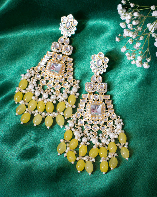 Yellow Yami Designer Earrings