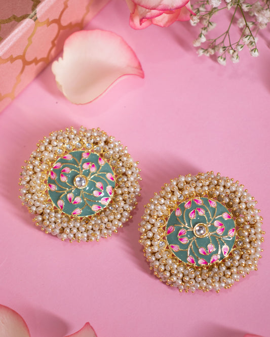 Turquoise Preeta Designer Studs