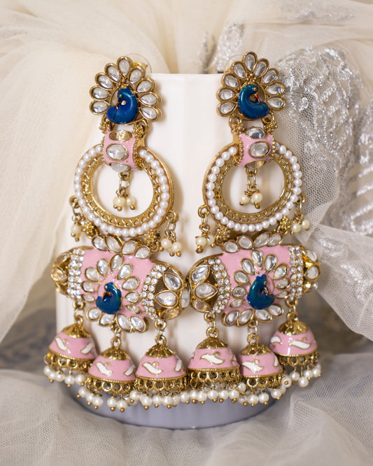 Blush Kalki Designer Jhumkis