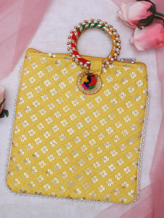 Yellow Aasmi Ethnic Bag