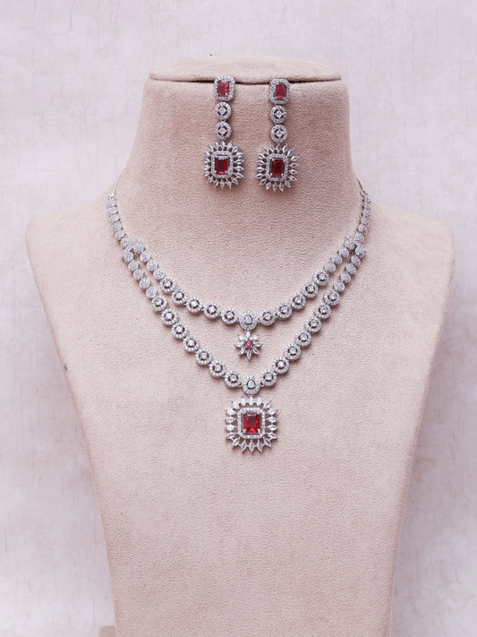 Red Xena AD Necklace Set