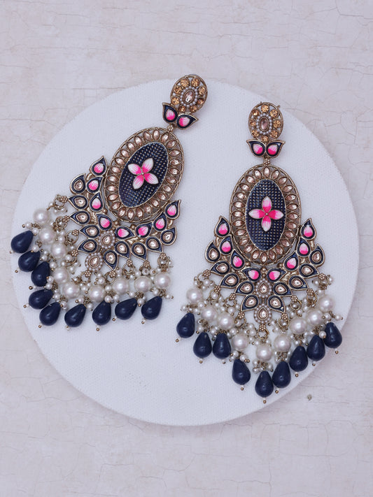 Blue Laghima Designer Earrings