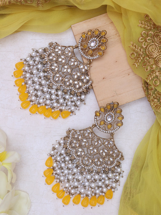 Yellow Labuki Designer Earrings