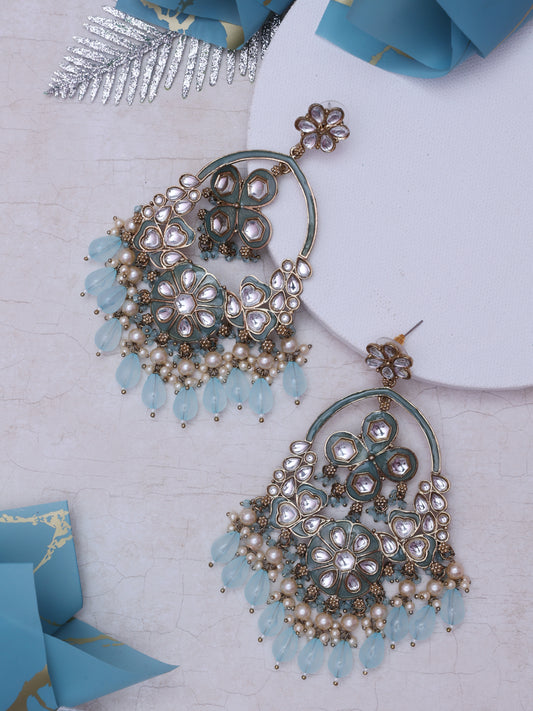 Turquoise Caksani Designer Earrings