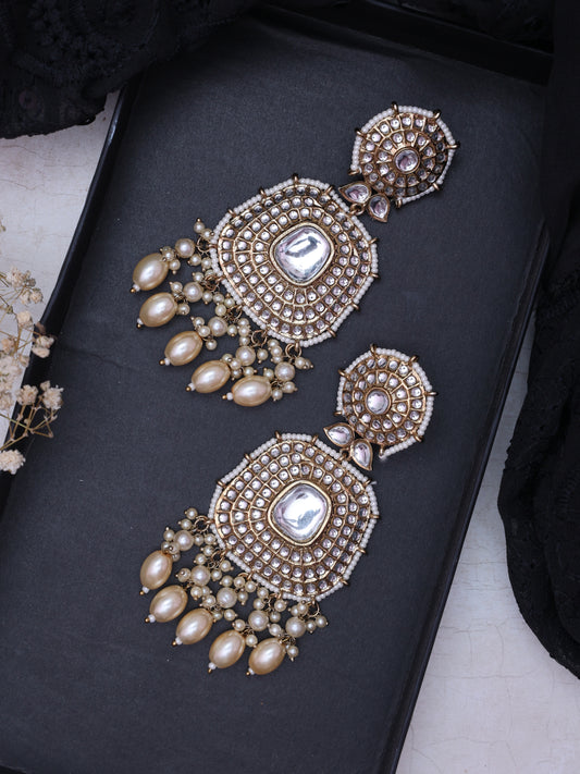 Golden Vachya Designer Earrings