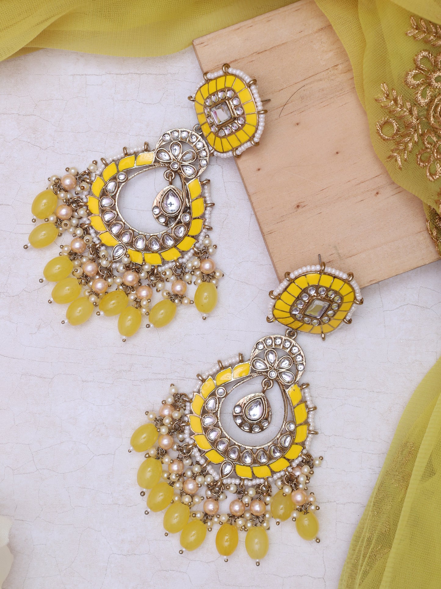 Yellow Nabha Chandbalis