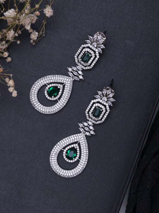 Emerald Cera AD Earrings