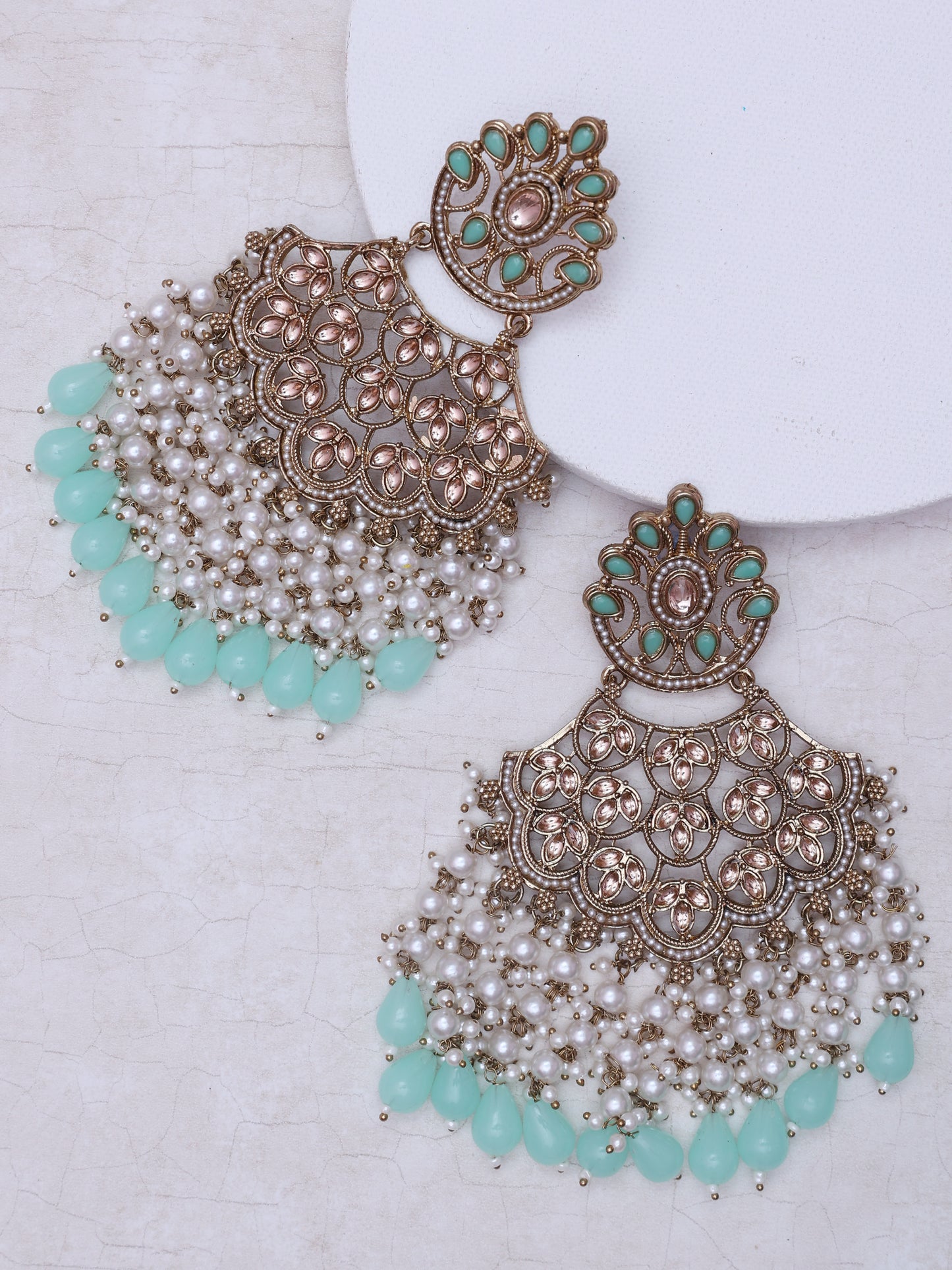 Mint Labuki Designer Earrings